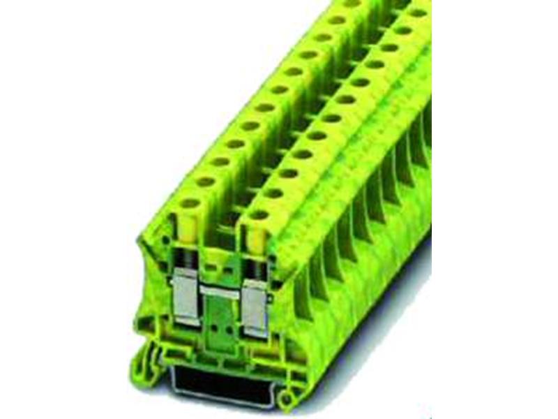 1St. Phoenix UT 10-PE Schutzleiter-Reihenklemme Schraubanschluss Anzahl der Anschlüsse: 2 0,5 mm² - 16 mm² AWG: