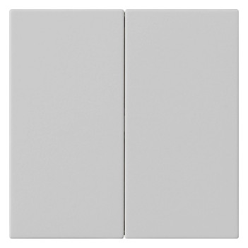 1St. Gira 5370015 Wippe 2f unbedruckt System 55 Grau m