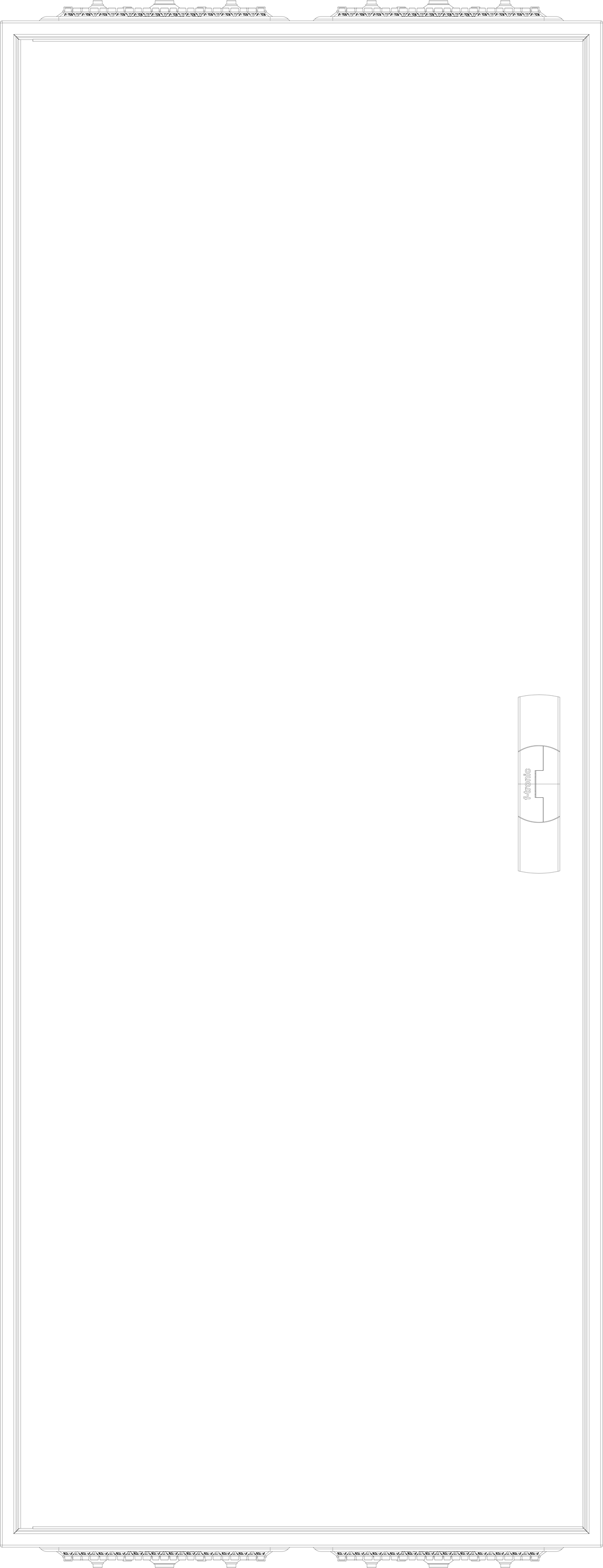 1St. F-Tronic ZA142 Leergehäuse ZA142, IP31/IP43, H=1400mm, B=550mm 7120517