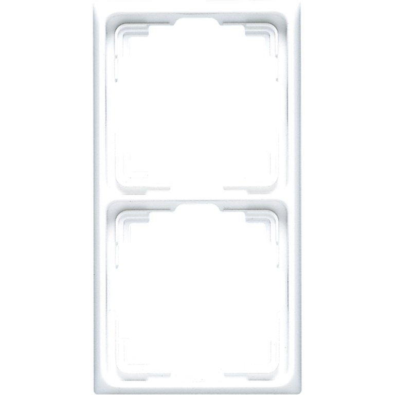 1St. Jung CD582KWW Kabel-Kanal-Rahmen 2fach Alpinweiß CD 582 K WW