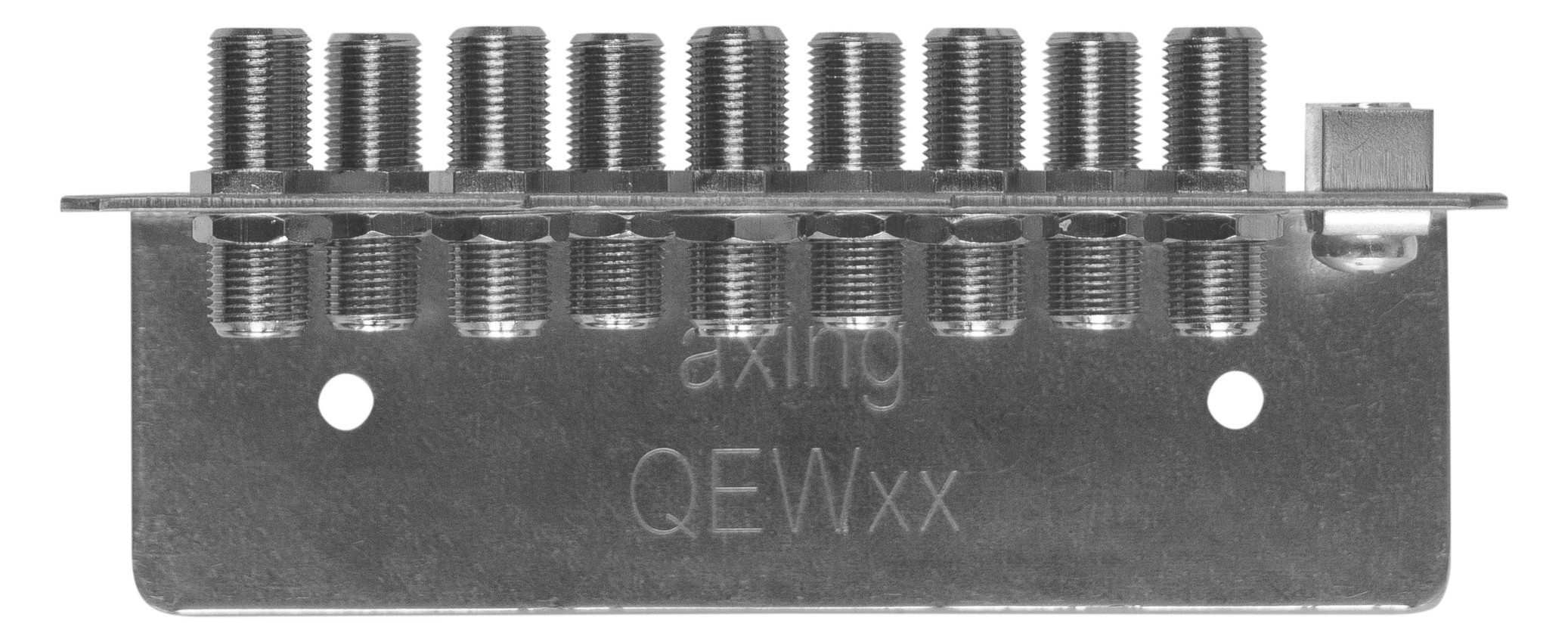 1St. Axing QEW00950 Erdungswinkel 2 reihig 9-fach