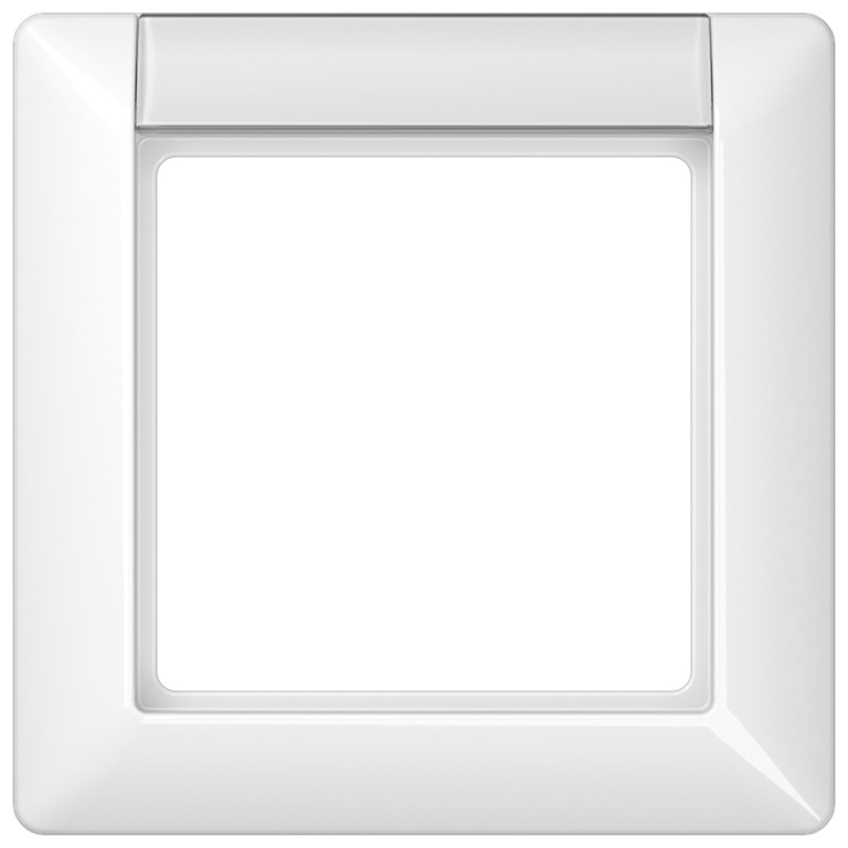 1St. Jung AS581NAWW Rahmen 1-fach mit Schriftfeld alpinweiß für waager./senkr. Komb AS 581 NA WW 1St. Jung AS581NAWW Rahmen 1-fach mit Schriftfeld alpinweiß für waager./senkr. Komb AS 581 NA WW