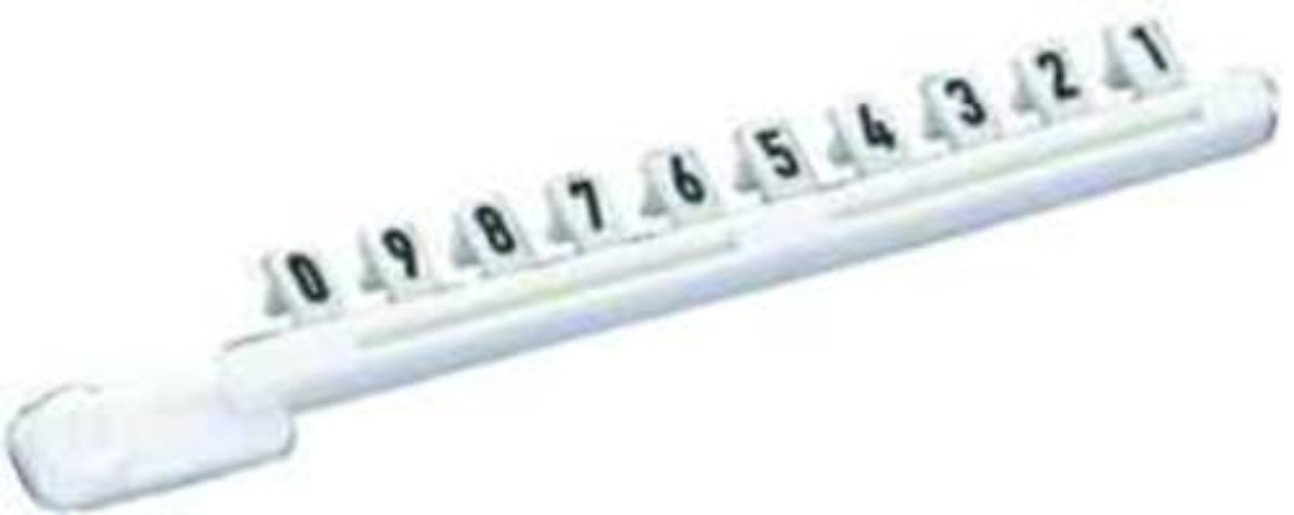 25St. Wieland 9704A/PGB Buchstabe P 04.841.3750.0 Bezeichnungsschilder 0484137500