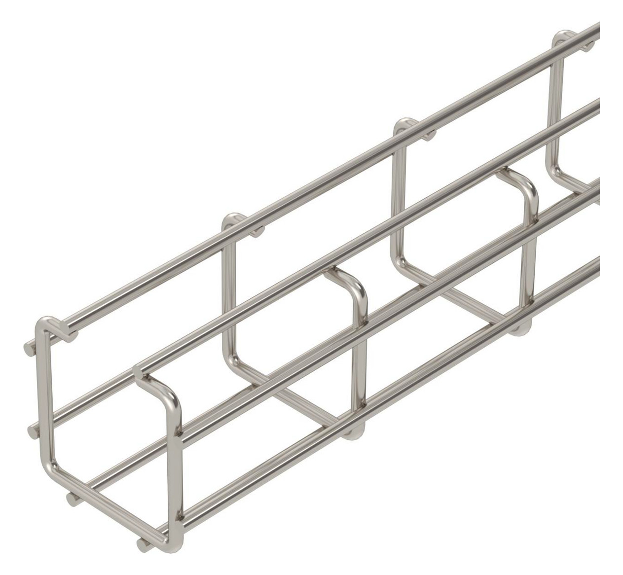 3m OBO Bettermann CGR 50 50 A2 C-Gitterrinne 50x50x3000, A2, 1.4301, 2B