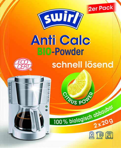 1St. SWIRL ANTI CALC BIO DOPPEL Bio-Entkalker Doppelbeutel