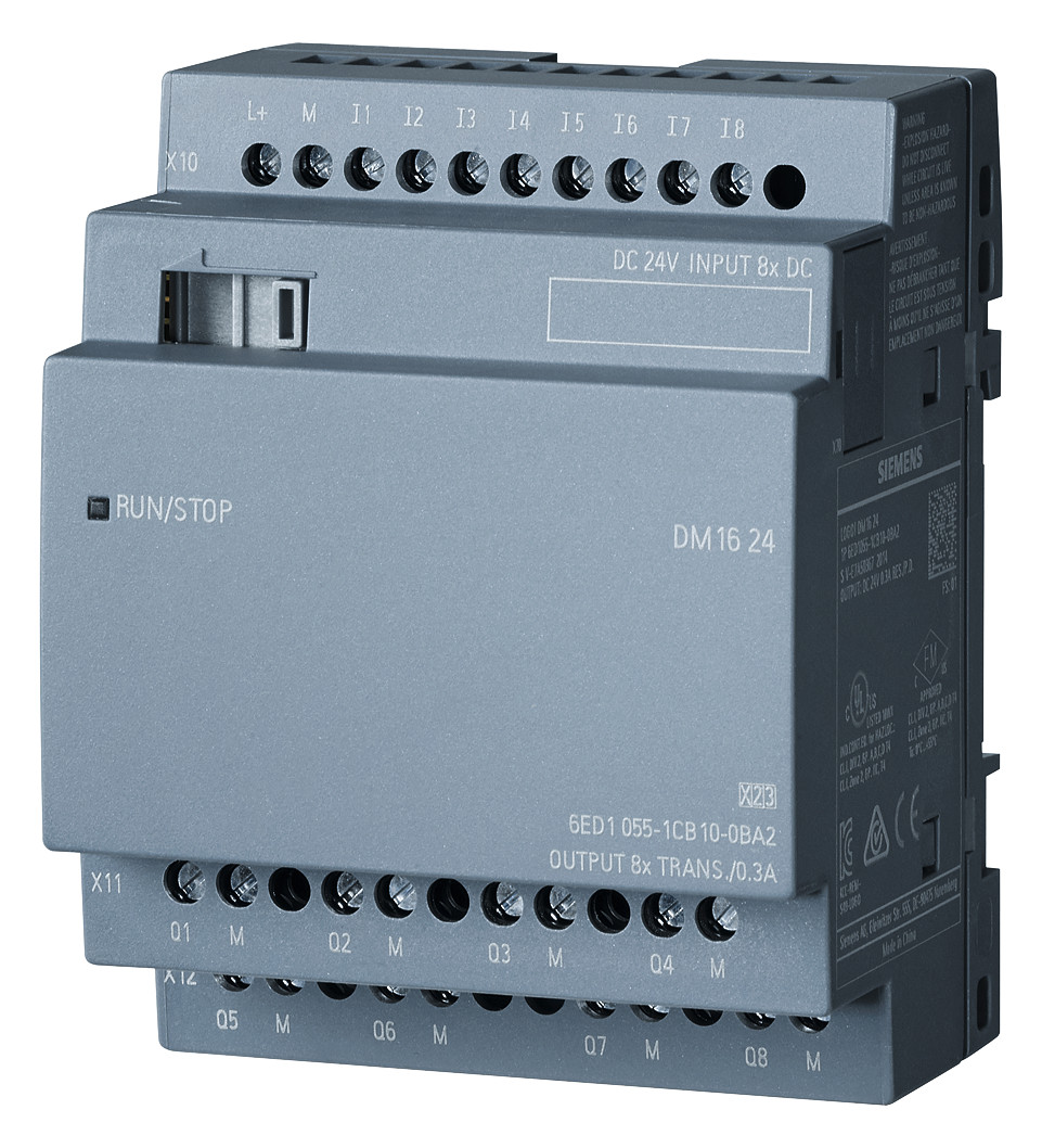 1St. Siemens 6ED1055-1CB10-0BA2 LOGO! DM16 24 für LOGO! 8