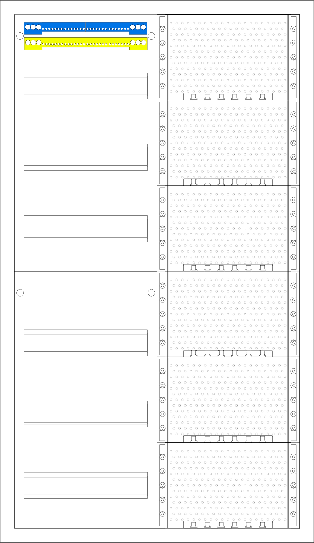 1St. F-Tronic VS2-6-M1 AP Medienverteiler VS2-6-M1, 2-feldrig, 6r, mit MVAP1 7110285