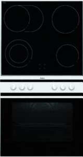 1St. AMICA EHC 12714 W Einbauherd-Set im Scandium Design, Weiß