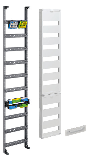 1St. Hager ZU59XS Verteilerfeld, univ.Z, 1350mm, 9-reihig