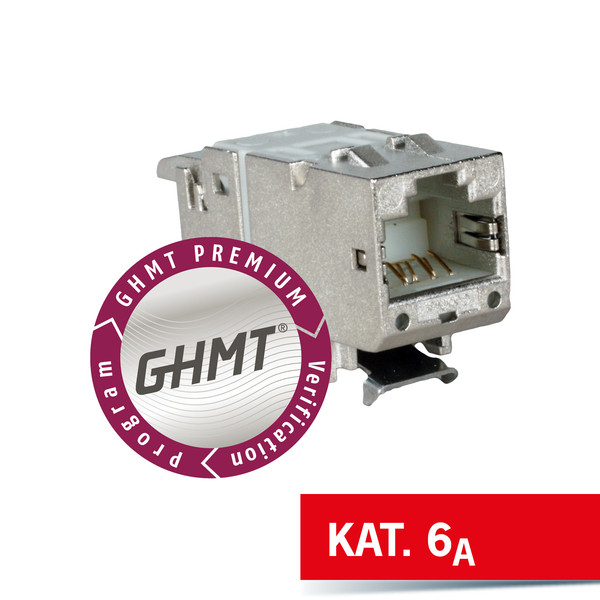 2St. CobiNet 117175 RJ45-Buchse KS ICS 500 Kat.6A GHMT PVP-Zertifikat Keystone