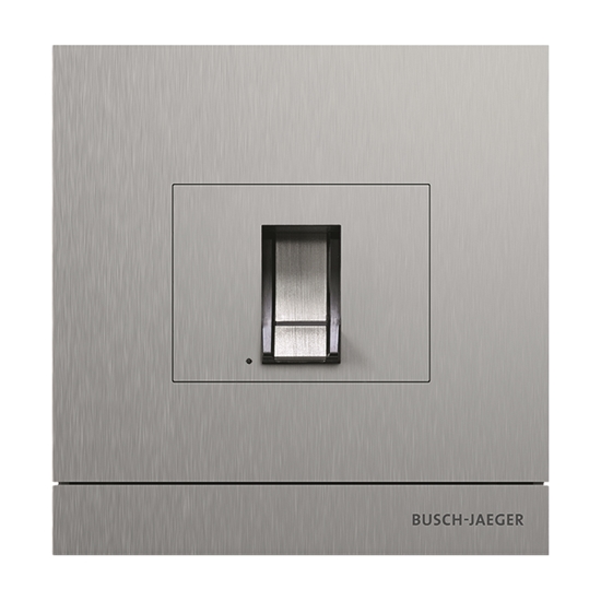 1St. Busch-Jaeger j Außenstation mit Fingerprint-Modul Busch-WElcome (2-Draht-System) edelstahl