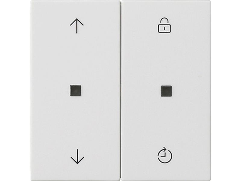 1St. Gira 536327 S3000 Bedienaufsatz Memory System 55 Reinweiß matt