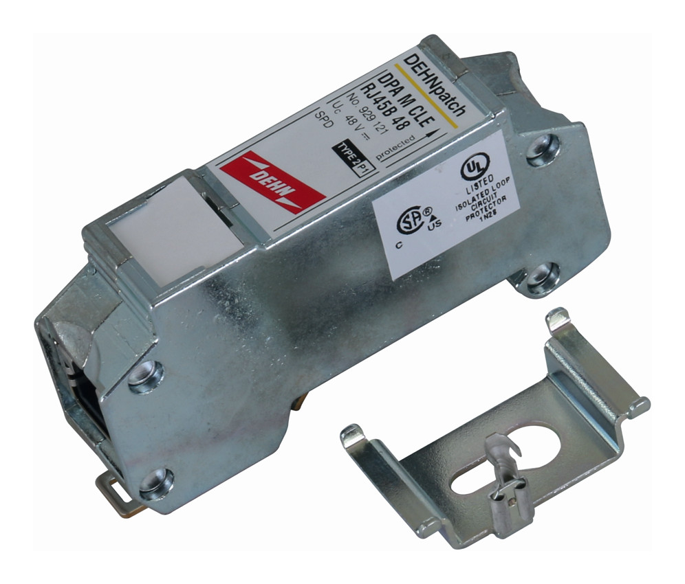 1St. Dehn 929121 Überspannungsableiter Dehnpatch mit 2 RJ45-Buchsen DPA M CLE RJ45B 48