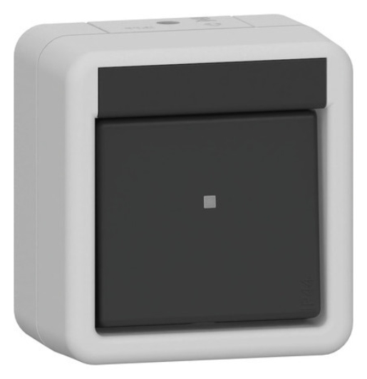 1St. Gira 310730 Wippschalter Kreuz WG AP Grau