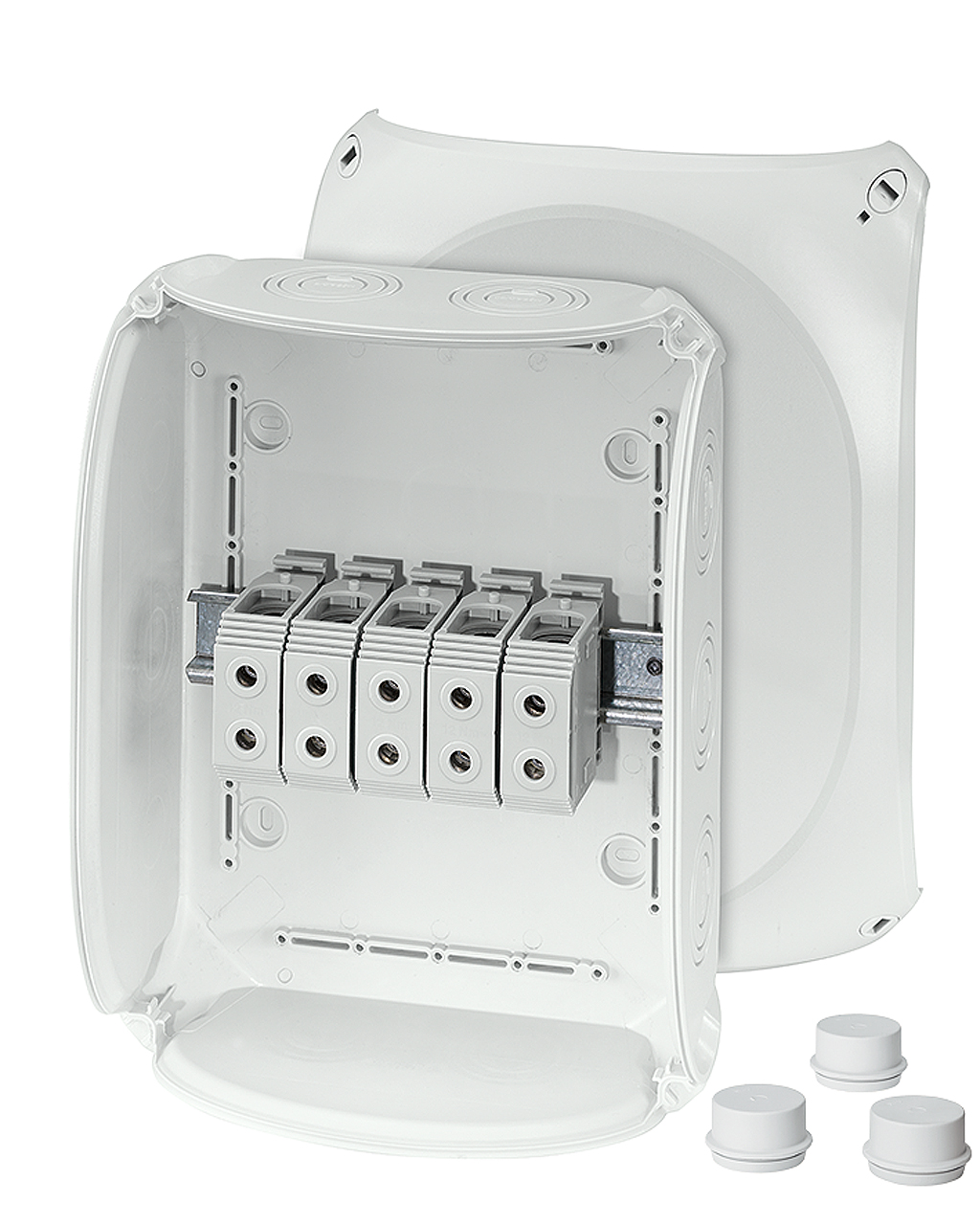 1St. Hensel DK 3535 G Kabelabzweigkasten 16-35 qmm 3phasig, 5pol. Klemme 62000018 DK3535G