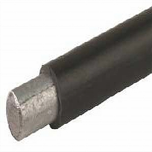 50m Dehn 800110 Runddraht 10/13mm St/tZn Ringlänge fix: m. K.-Mantel schwarz RD 10 KM STTZN R50M