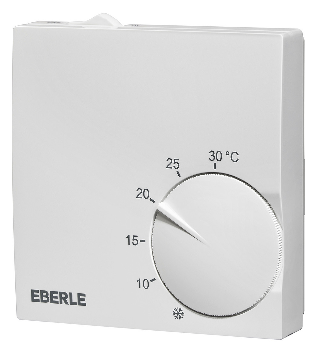 1St. Eberle Polarweißer RTR-S 6731-1 Raumregler extra fl 5-30 C