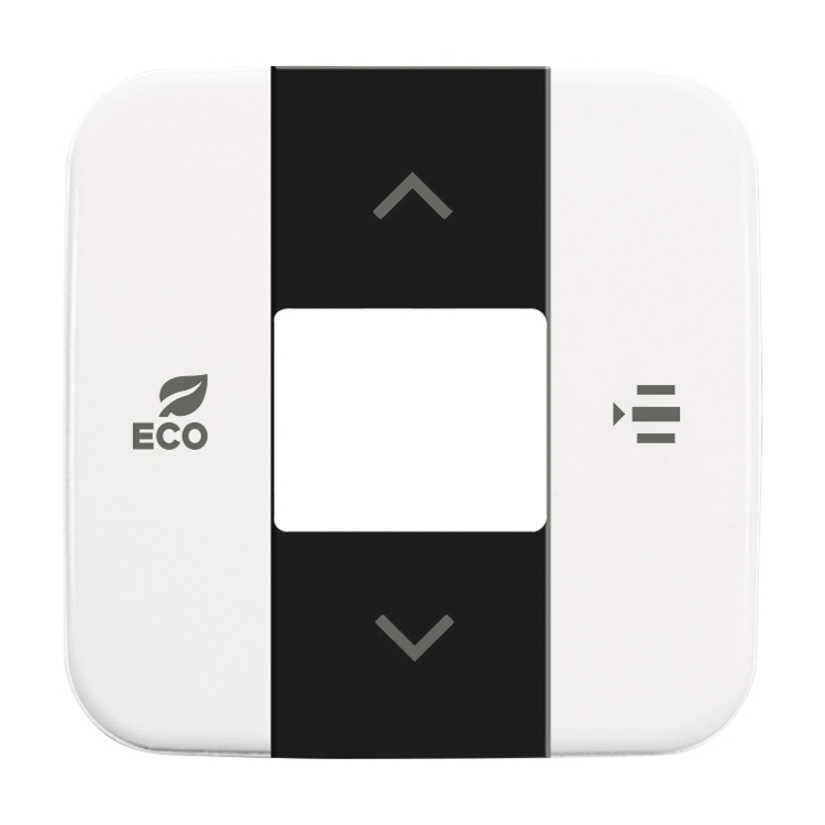 1St. Busch-Jaeger 6236-214 Zentralscheibe, für Fan Coil-Regler Busch-free@home alpinweiß