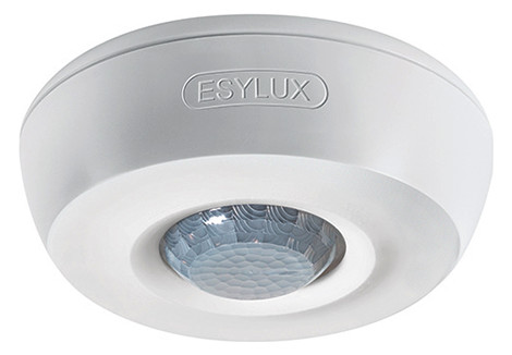 1St. Esylux PD 360/8 Basic Weiss Decken-Bewegungsmelder 360, Aufputz, Reichweite ca. D: 8 m, Nulldurch EB10430411
