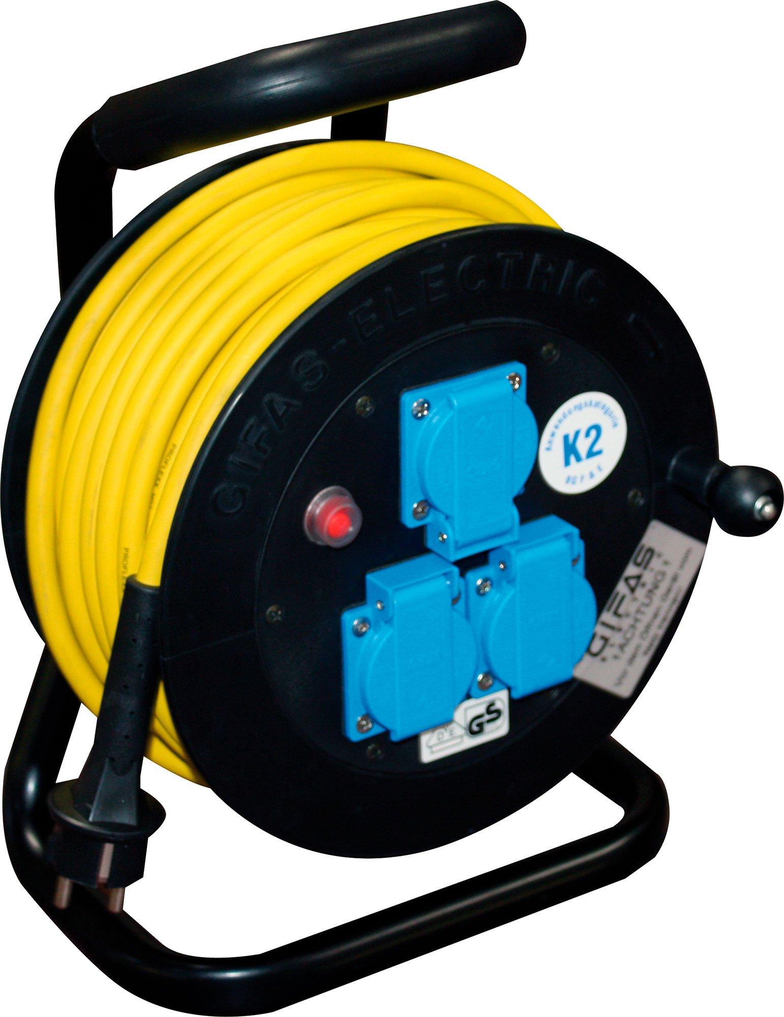 1St. Gifas 502RB50315/03/111 Gifas Vollgummi-Leitungsroller Typ 502