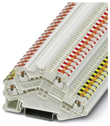 10St. 5 paare phoenix contact pttbs 1,5/s-knx doppelstockklemme für knx-bus in der gebäudeinstallation paarweise verpackt push-in-anschluss 0,14 mm² - 1,5 mm² 3214663