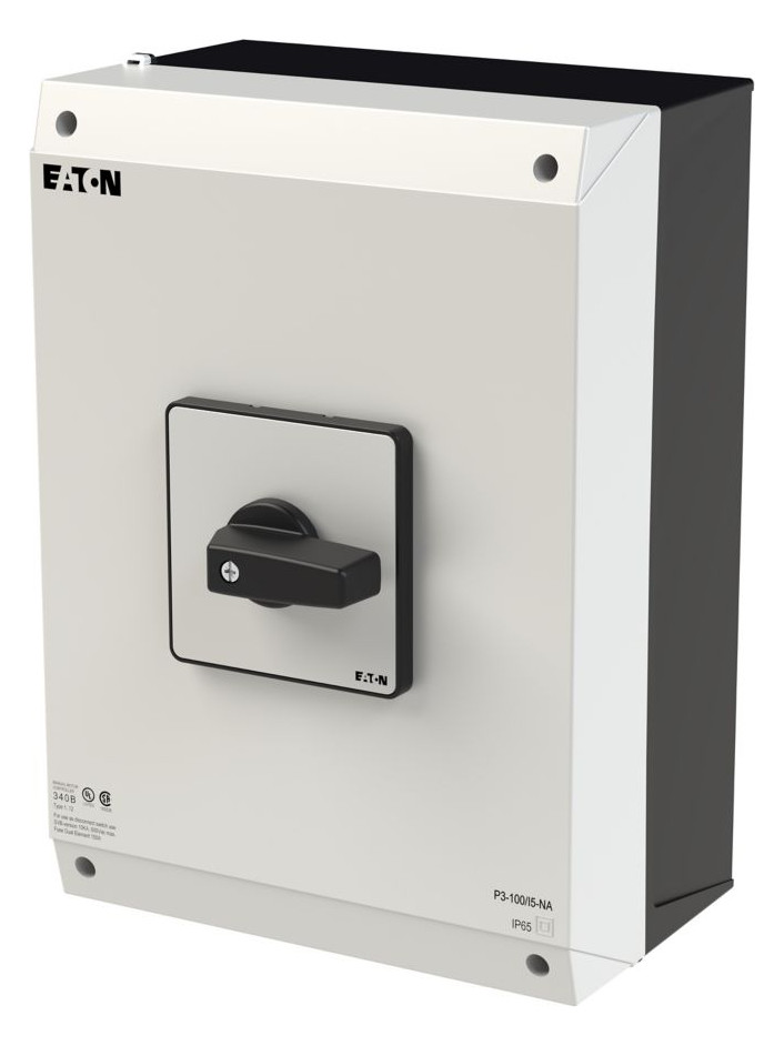 1St. Eaton P3-100/I5-NA EIN-AUS 255902 Schalter 3p 100A Aufbau UL/CSA 255902