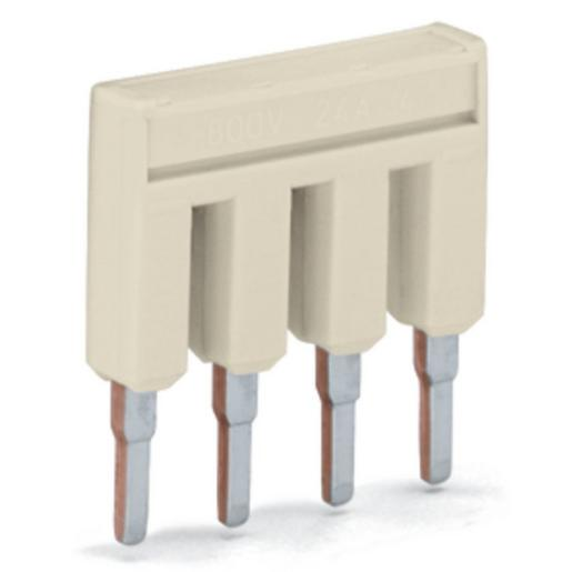 25St. Wago 2004-404 Brücker 4-fach isoliert lichtgrau