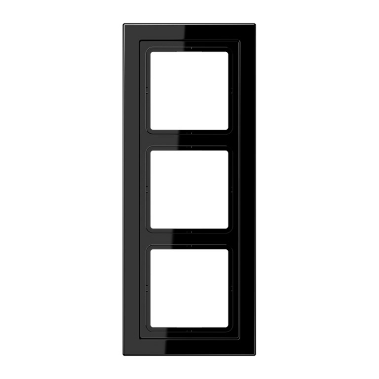 1St. Jung LSD983SW Rahmen 3fach für waagerechte und senkrechte Kombination LSD 983 SW