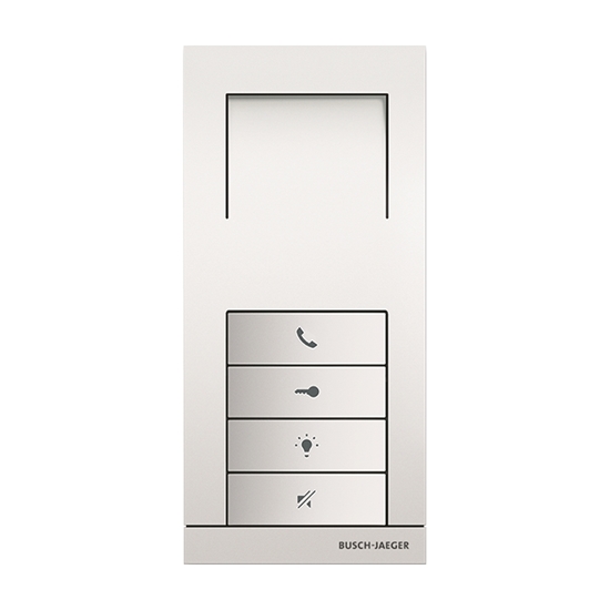 1St. Busch-Jaeger 83210 AP-683 Innenstation Audio Busch-WElcome (2-Draht-System) alusilber
