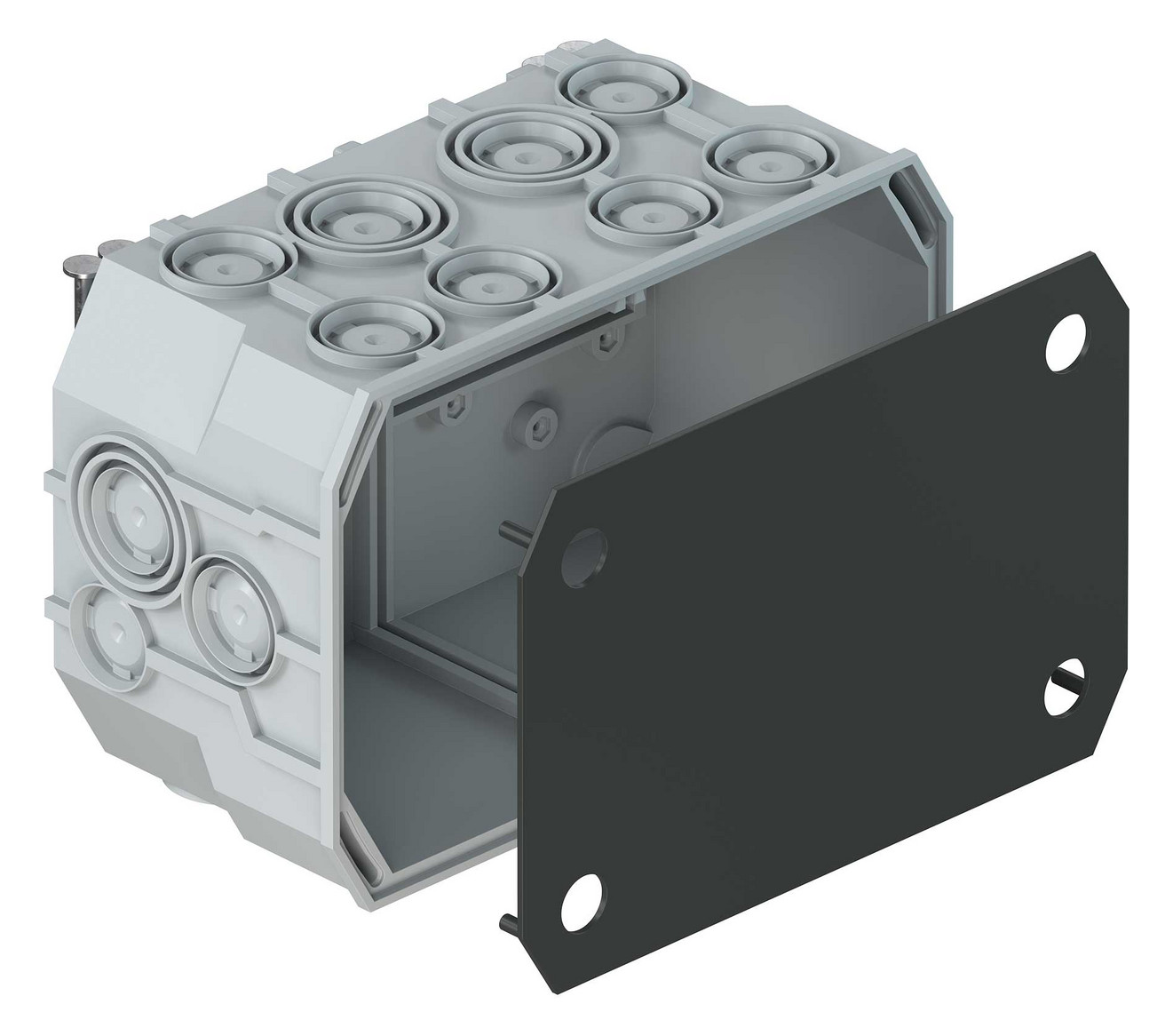 1St. Kaiser 9911.01 UP-Abzweigdose, 170x115x95mm