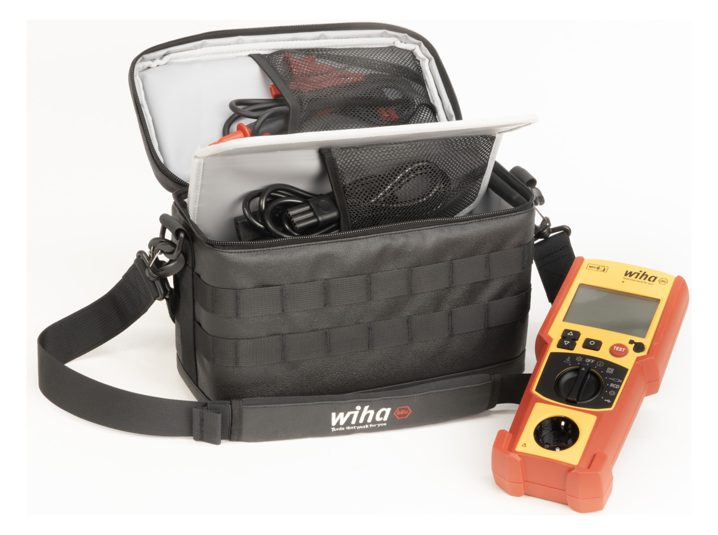 1St. Wiha 47222 Gerätetester Set PAT one mit Zubehoer
