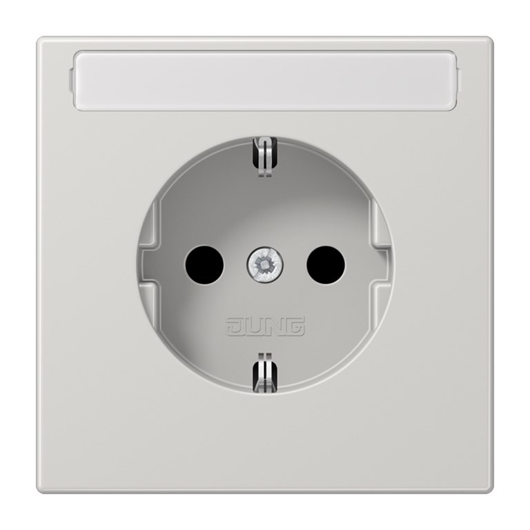 1St. Jung LS1520NALG Steckdose 16A  250V Schriftfeld LS 1520 NA LG