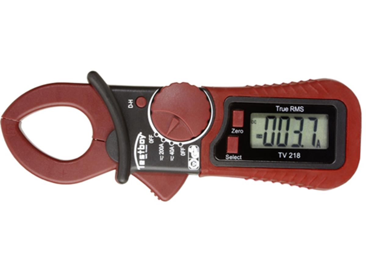 1St. Testboy TV 218 - Digitales Miniatur-Zangenamperemeter 155 x 50 x 25 mm 1St. Testboy TV 218 - Digitales Miniatur-Zangenamperemeter 155 x 50 x 25 mm...