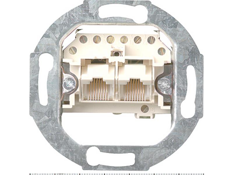 1St. Gira 018700 Steckdose UAE TAE 2x8 Pol. Einsatz 1St. Gira 018700 Steckdose UAE TAE 2x8 Pol. Einsatz