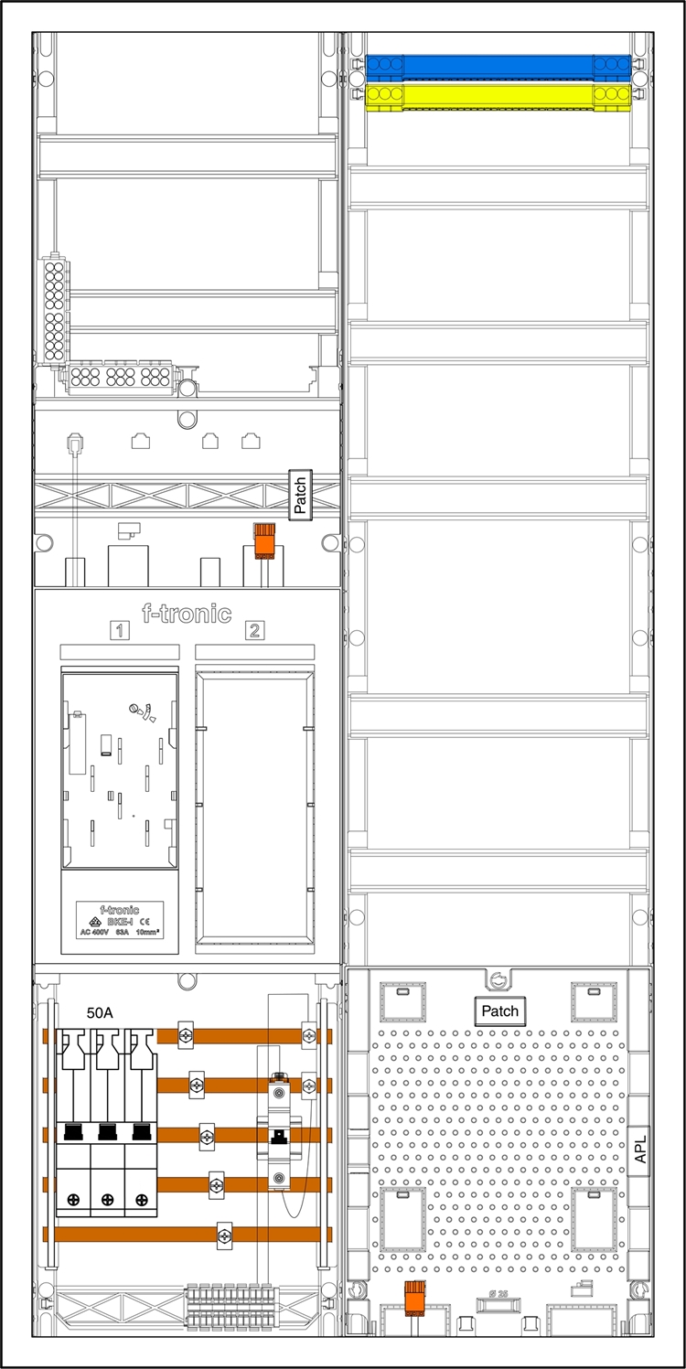 1St. F-Tronic EHZ721APZ50B6 EHZ721APZ50B6, 1 ZP, DS, 1 R, 1 VAPZ inkl. APL, SLS 50A, SPVGB6, 2 PPV, 1 PL150 7195121