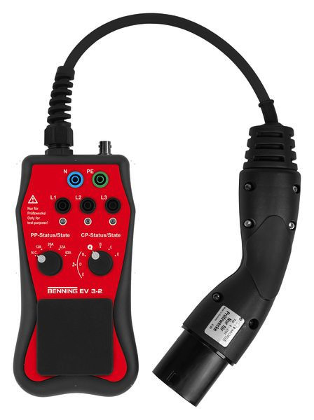 1St. Benning 044169 EV 3-2 Messadapter Prüfung EVSE-Ladestationen W