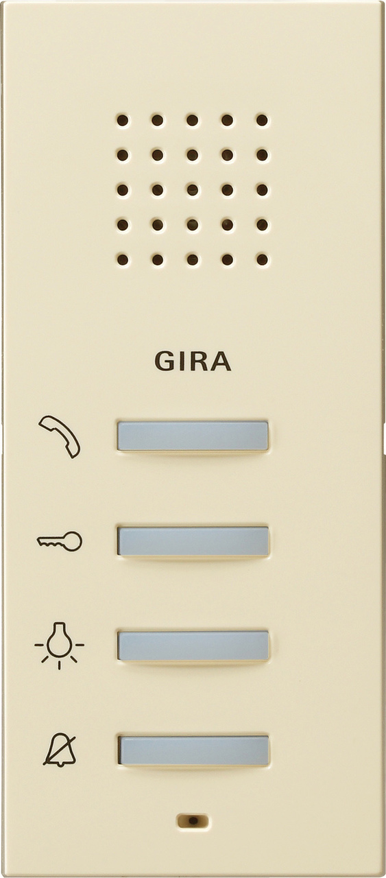 1St. Gira 125001 Wohnungsstation AP System 55 Cremeweiß