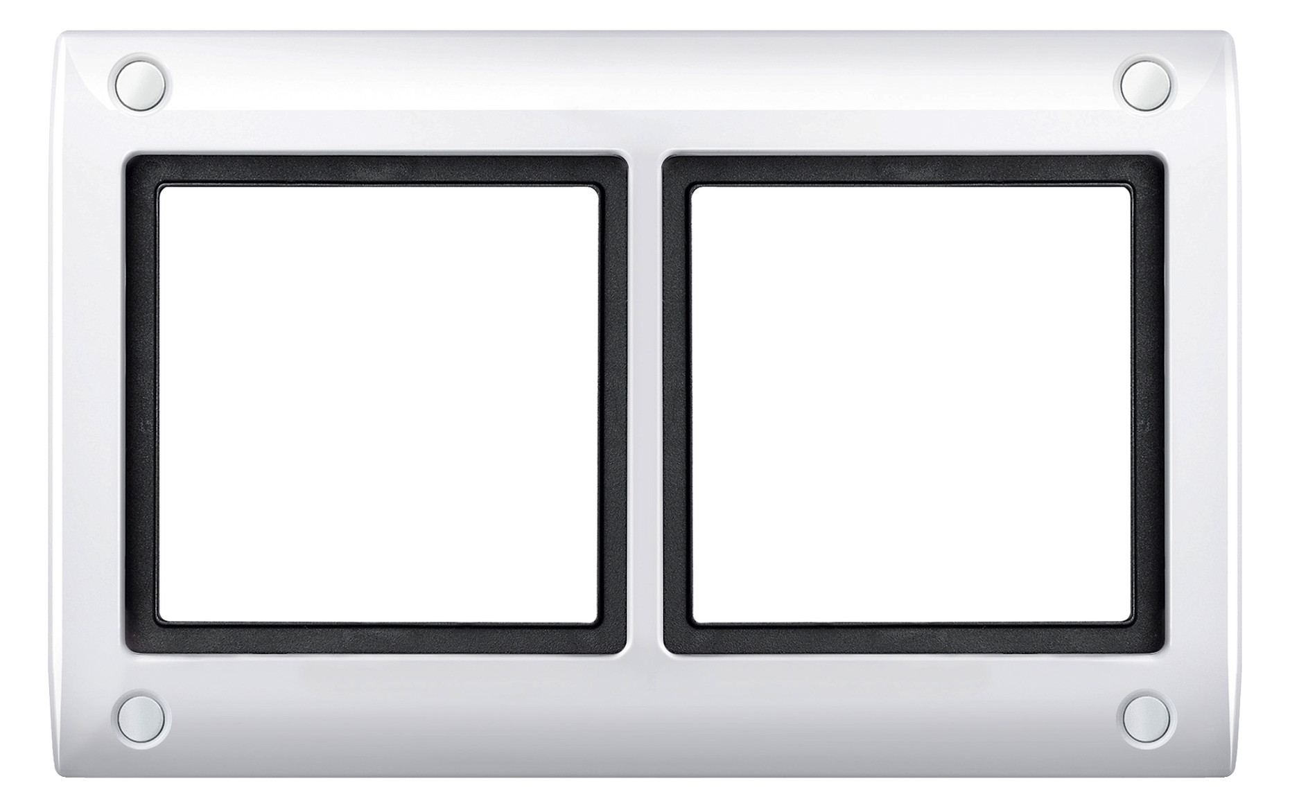 1St. Merten 401219 AQUADESIGN-Rahmen mit Verschraubung, 2fach, polarweiß 1St. Merten 401219 AQUADESIGN-Rahmen mit Verschraubung, 2fach, polarweiß