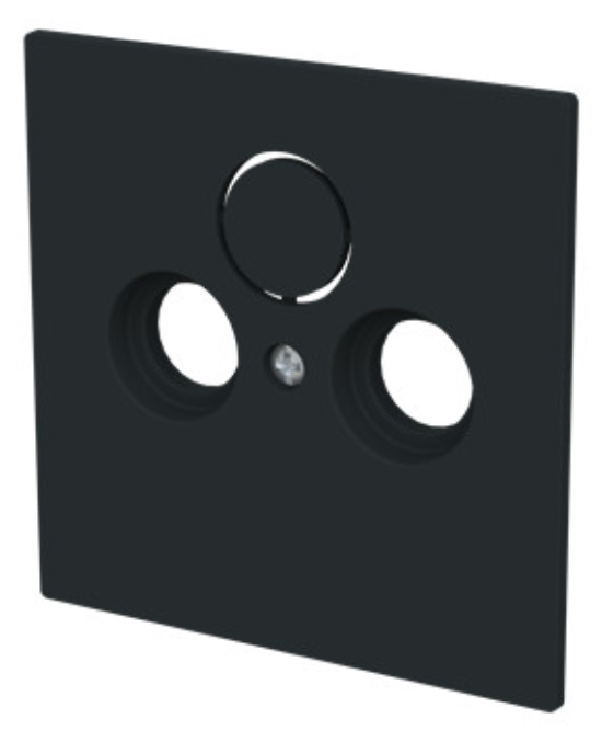 1St. Busch-Jaeger 1743-45M Zentralscheibe Antennen 2/3-fach