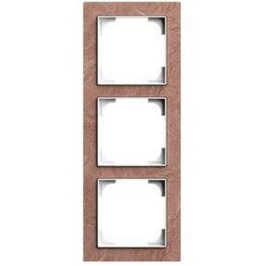 1St. Busch-Jaeger 1723-4097 Rahmen 3-fach Schiefer Terra Rosso