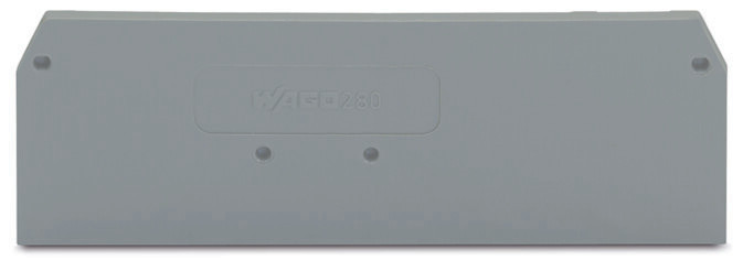 25St. Wago 280-314 Abschluss- und Zwischenplatte 2,5 mm dick