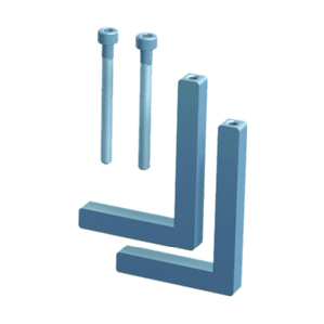 1St. Bachmann 930.120 Haltewinkel DESK für Tischplattenstärke