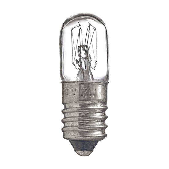 1St. Busch-Jaeger 8340 Glühlampe mit E 10 Gewinde, lichtstark, für Lichtsignale