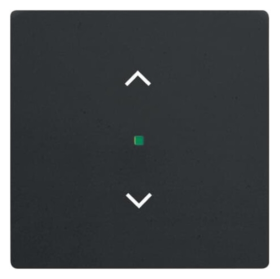 1St. Busch-Jaeger 6232-10-885 Wippe, 1-fach, mit Symbol Jalousie Busch-free@home schwarz matt