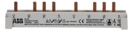 1St. ABB PS4/8 Phasenschiene 4Ph., 8 Pins, 10mm2 Phasenfolge lichtgrau