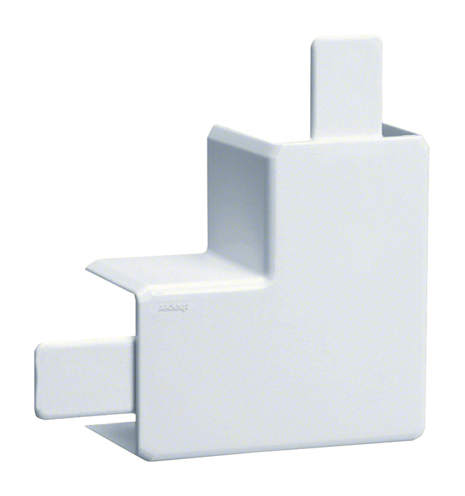 1St. Hager LF4004059016 Flachwinkel halogenfrei zu Leitungsführungskanal LF 40x40mm verkehrsweiß