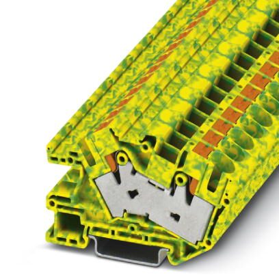 1St. Phoenix PTI 16/S-PE Installationsschutzleiterklemme Push-in-Anschluss Querschnitt: 0,5 mm² - 16 mm² AWG: 24