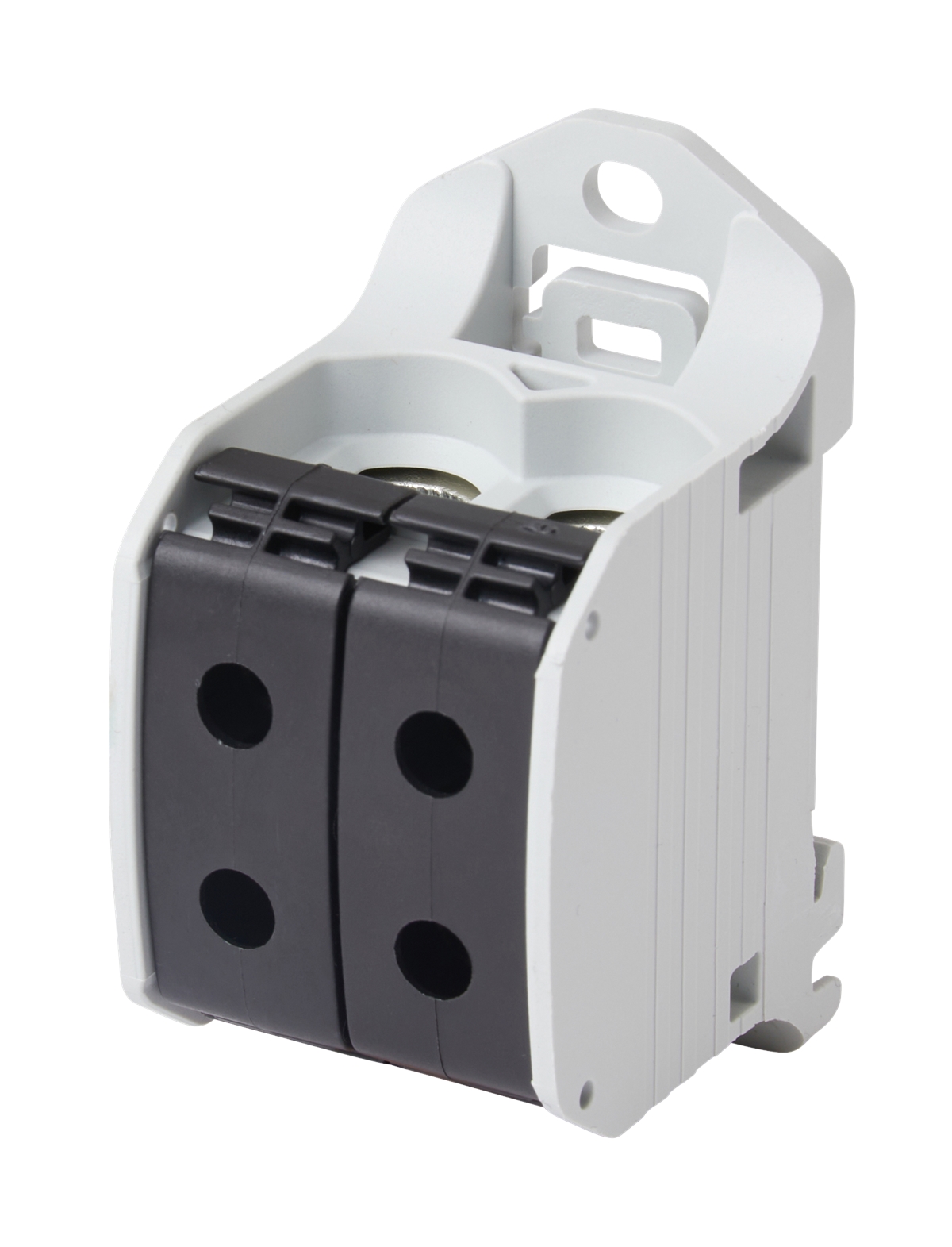 5St. F-Tronic RKA50-1-4sw Reihenklemme 50mm², 1polig, 4 Anschlüsse, schwarz, CU/AL, RKA50-1-4sw 7730062