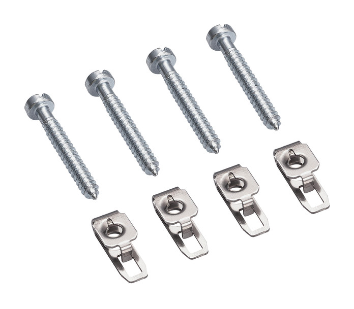 1St. Hager ZZ44SF Tragschienenbefestigung,Satz m. 4x Schr.