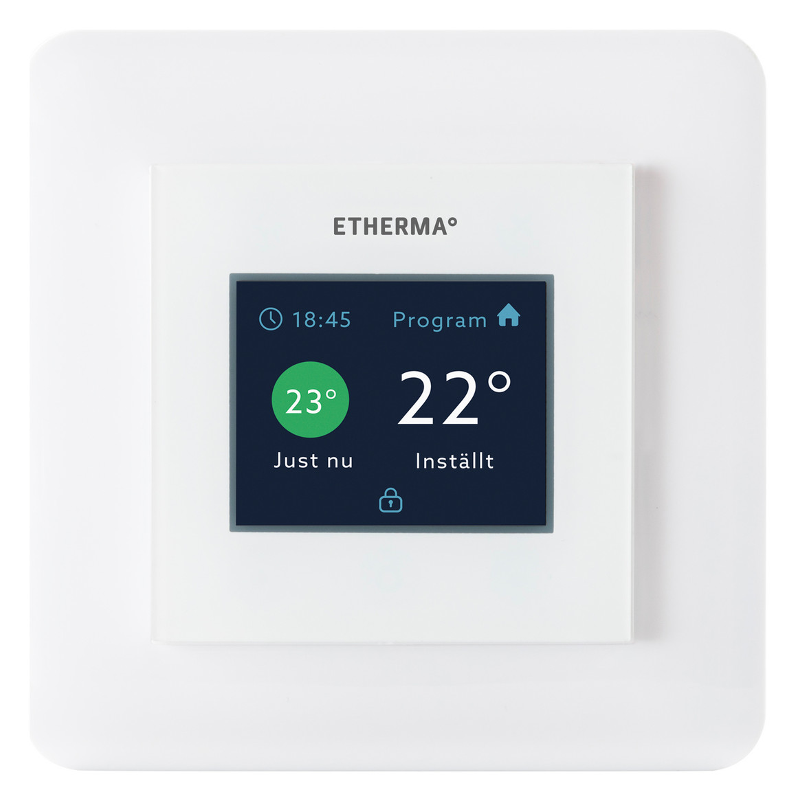 1St. ETHERMA eTOUCH-eco Schaltereinbauthermostat mit Touchpad